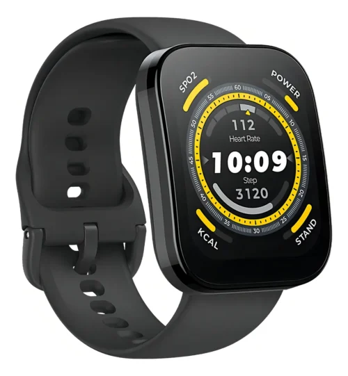 Amazfit Bip 5: Relógio corrida barato GPS 2025 com autonomia estendida, tela grande e funções smart úteis no dia a dia