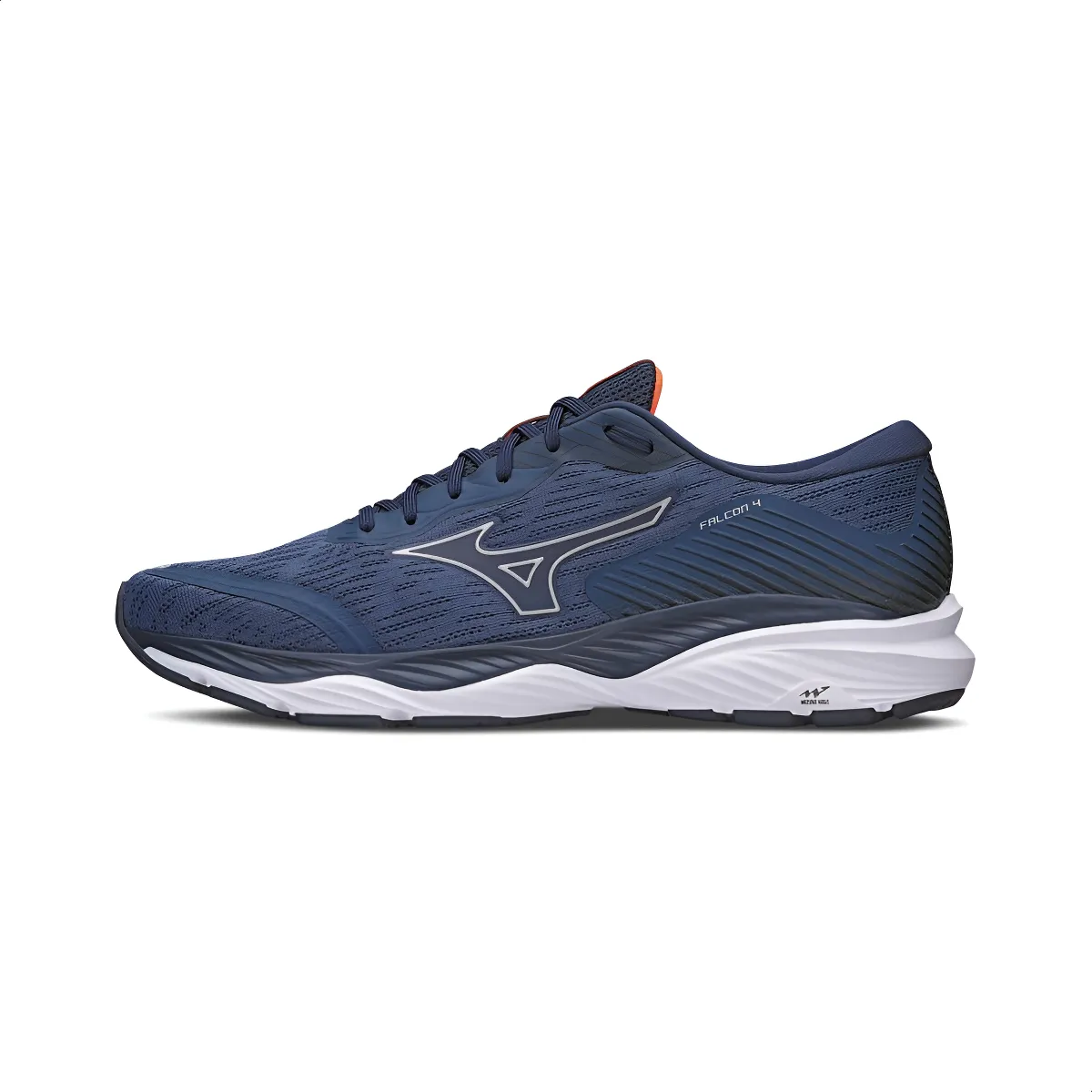 ênis Mizuno Wave Falcon 4 com estabilidade e amortecimento moderado, ideal para caminhadas longas e corridas leves no dia a dia
